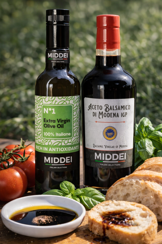 The Italian Dinner Duo - Olive Oil & Balsamic Vinegar Gift Set